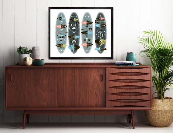 Mid century modern etsy deals