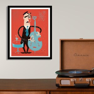 Bass with Cheaters Illustration