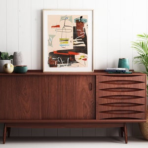 Nifty Fifties Googie Mid Century Modern signed numbered