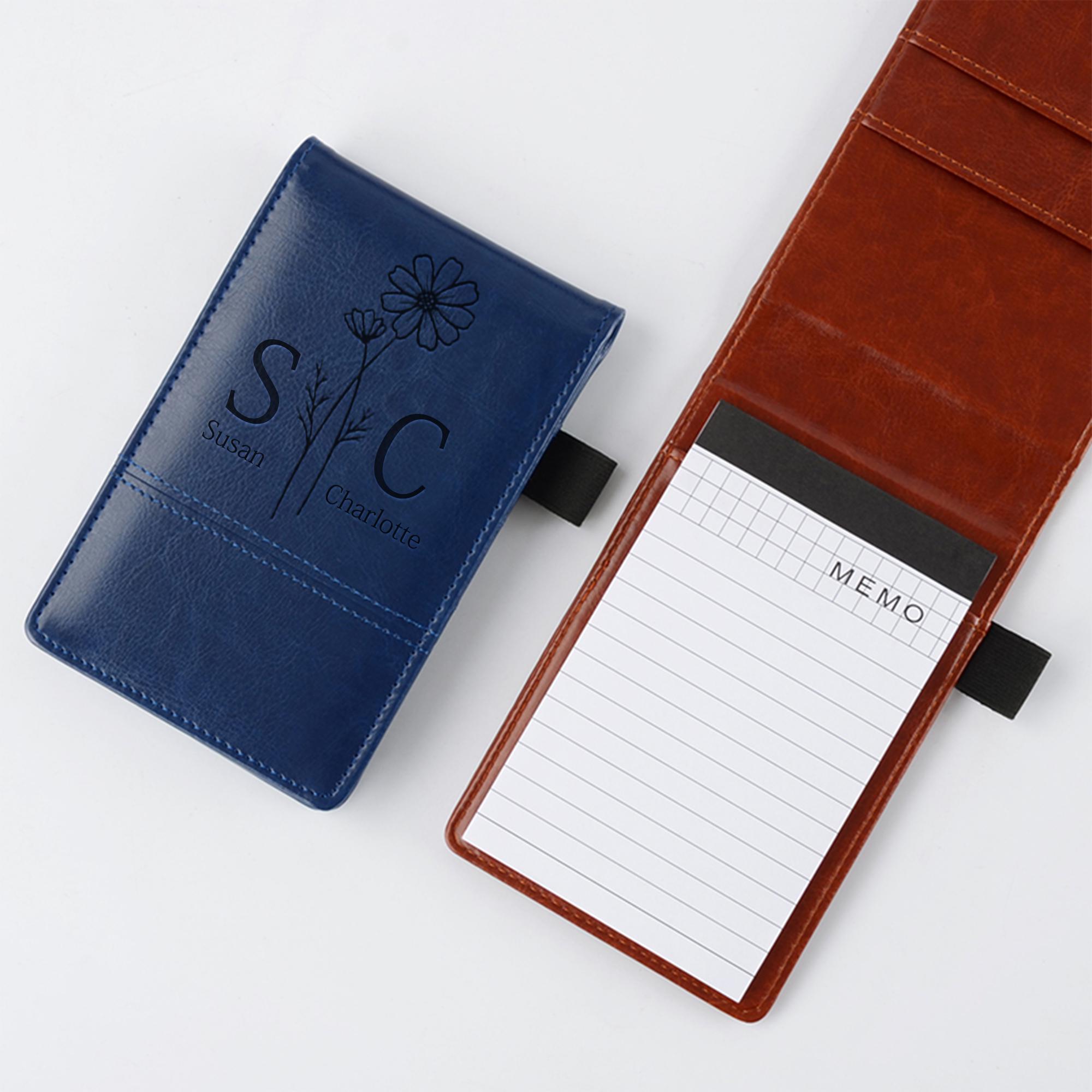 Personalized Notepad Box With Calculator, Custom Name A7 Memo Pad ...
