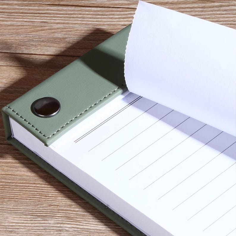 Personalized A6 Notepad With Tear-off Sheets, Custom Name Memo Pad ...