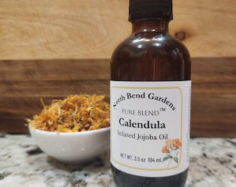 Organic Calendula Infused Jojoba Oil