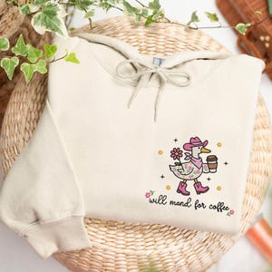 Embroidered Silly Goose RBT Shirt, Floral Will Mand for Coffee for ABA Therapy Tee, Bcba Sweatshirt, Sped Teacher Hoodie, Behavior Tech