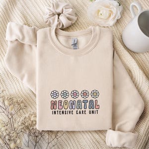 Nicu Nurse Shirts, Neonatal Nurse Shirts, Nicu PEDS Sweatshirt, Floral Nicu Nurse Hoodie, Nicu TShirt, Newborn Nurse Tee, Cute Nurse Gift