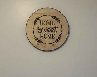 Hand routed signs , solid wood with hanger. Price reduced.
