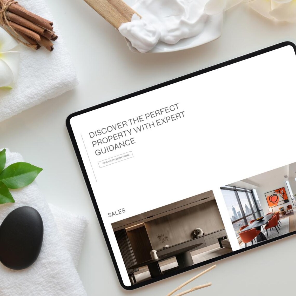 Wix Studio Website Template Real Estate Listings Portfolio Etsy
