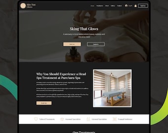 Wix Studio Website Template: Spa, Therapie, Online Buchen,