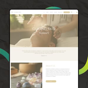 Wix Studio Website Template (Therapy Website, Personal Website, Therapist Website, Biege Website,  Booking Website)