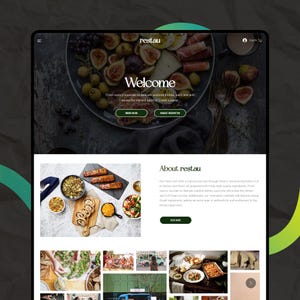 Wix Studio Website Template (Restaurant, Photographer, Event, Food, Food Delivery Template)