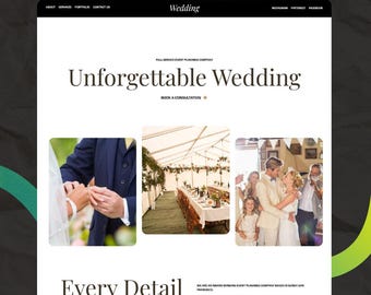 Wix Studio Website Template ( Hochzeit, Fotograf, Event, Portfolio, Dienstleister Template)