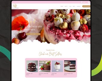 Wix Website Template: Konditorei & Konditorei