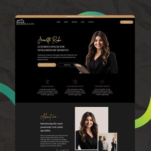 Wix Editor Website Template (Real Estate, Portfolio, Personal, Business, B2B, Interior Realtor, Woman Website)
