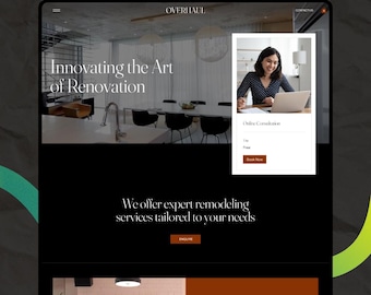 Wix Studio Website Template (Renovierung, Verkauf, Event Template)