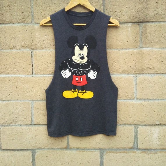 mickey mouse muscle shirt