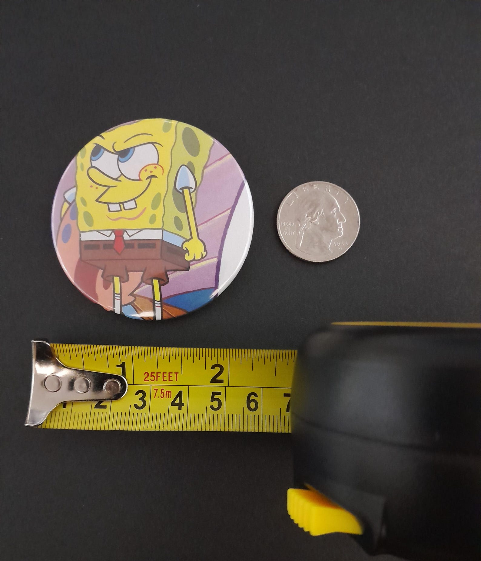 Sponge Button Spongebob Squarepants Button Pin / Cartoon Buttons / Cartoon Pins ...
