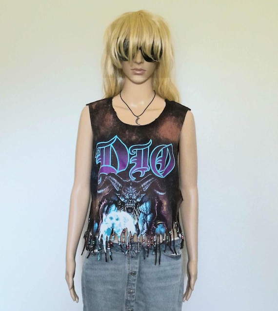 Beaded / Dio Tshirt / Crop Top / Fringe Tee / Festival Beaded / Dio Tshirt / Crop Top / Fringe Tee / Festival