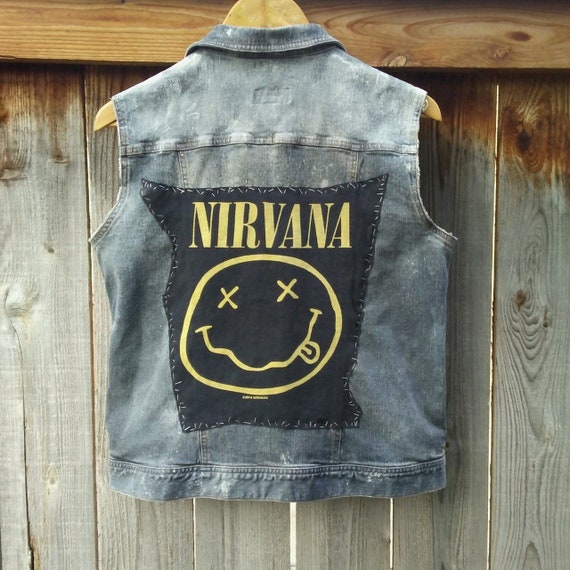 Jacket Vest / Nirvana / Distressed 