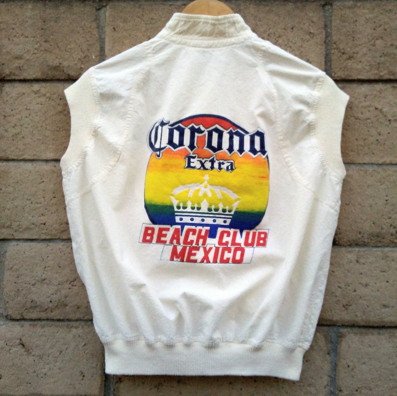 Vintage / Corona Jacket / 2 Sided / Sleeveless / Lightweight Etsy