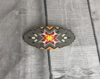 Beaded Barrette #336