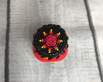 Handmade Beaded Pop Socket #408