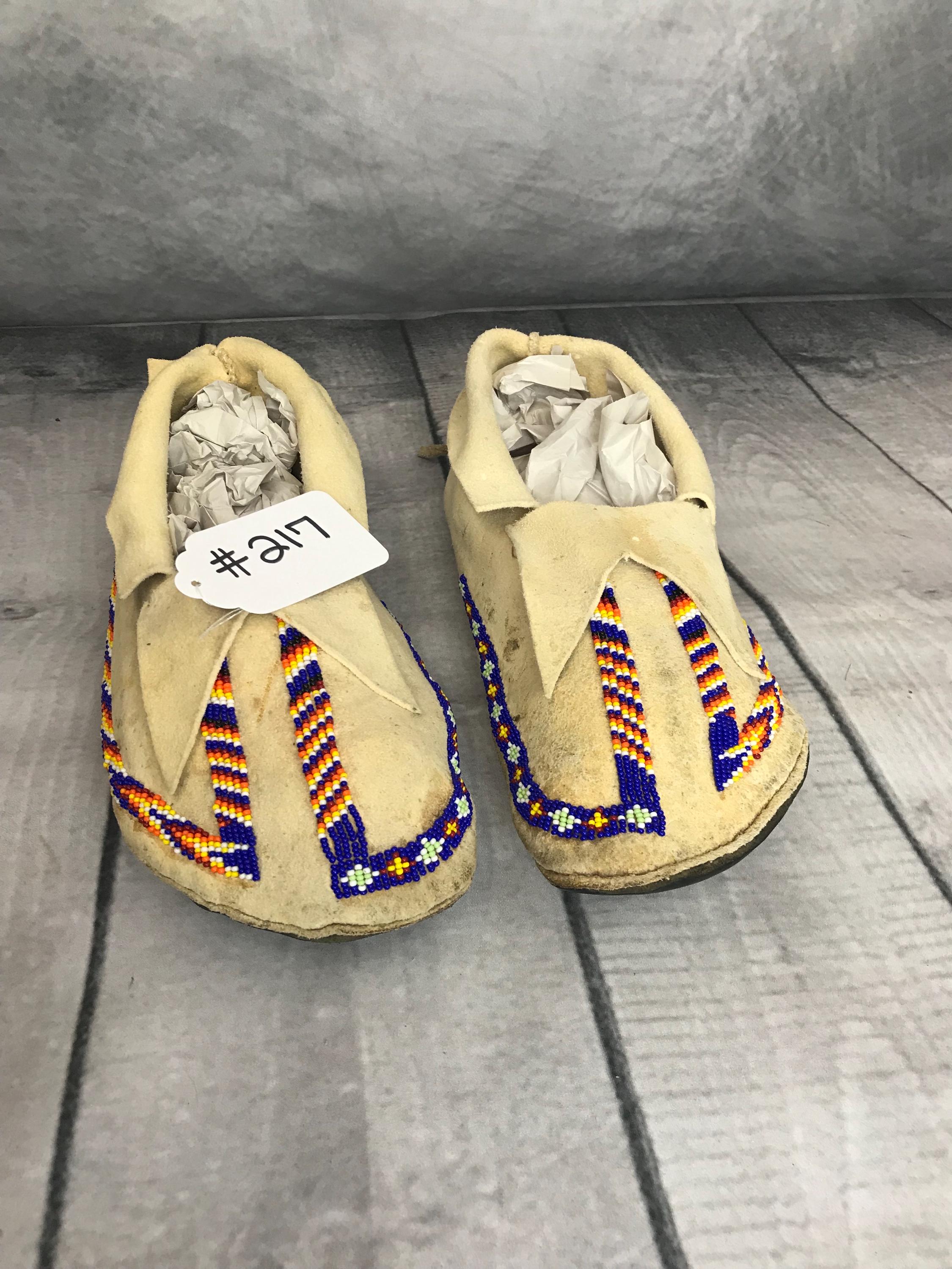 Beaded Moccasins #217