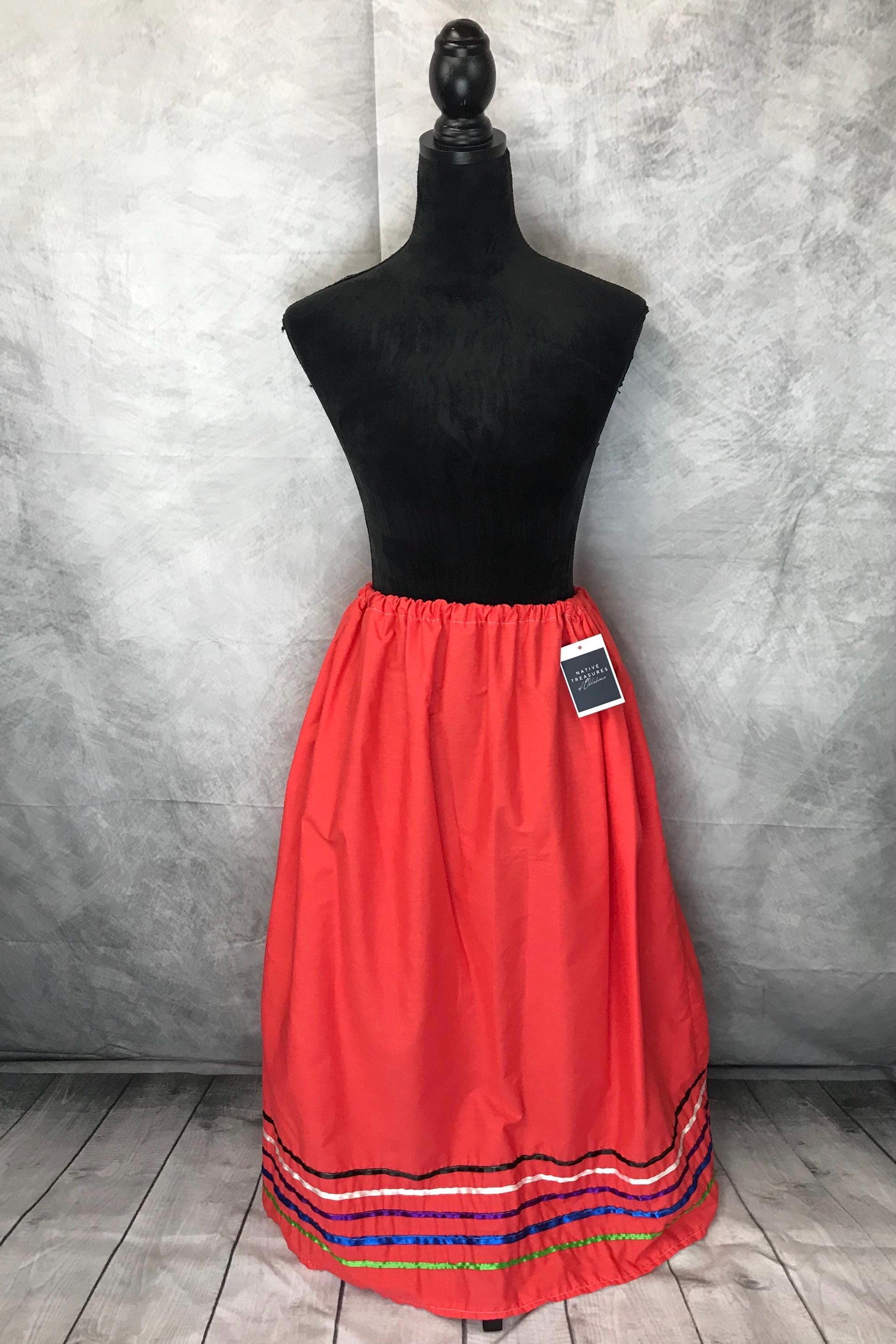 Woman’s Native Traditional Ribbon Skirt #202