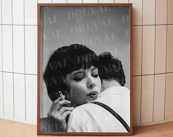 Vivre Sa Vie Film Still Print, Anna Karina Photo, Jean-Luc Godard French Cinema, Nouvelle Vague Still, Cinephile Gift