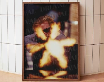 Val Kilmer Still, Heist Shootout Kino Foto, Michael Mann Film Still, Cinephile Geschenk