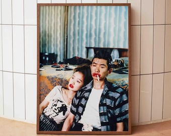 Mystery Train Film Still, Mystery Train Filmstill, Memphis Cottage Kino Foto, Jim Jarmusch Film Still, Cinephile Geschenk