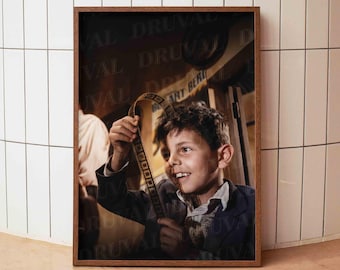 Cinema Paradiso Print, Salvatore Cascio Film Still, Giuseppe Tornatore Italian Cinema Photo, Nostalgic Film Art, Cinephile Gift