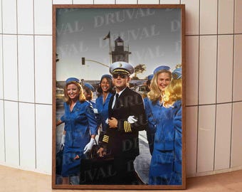 Catch Me If You Can Print, Leonardo DiCaprio Film Still, Steven Spielberg 2000s Cinema Photo, Retro Film Art, Gift for Him