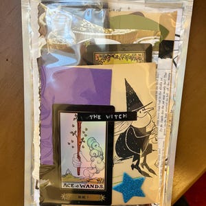 La Strega: Pacchetto di carta per collage di diario