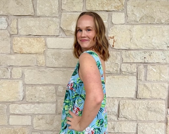 Upcycled Ralph Lauren Dress | Scoop Back Mini Dress, Medium