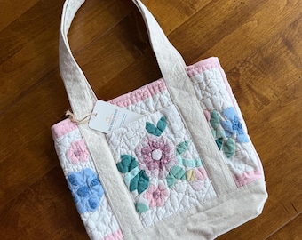 Mini Quilted Canvas Tote