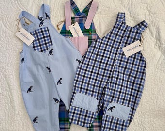 Upcycled 100% Cotton Toddler Overalls/Dungarees