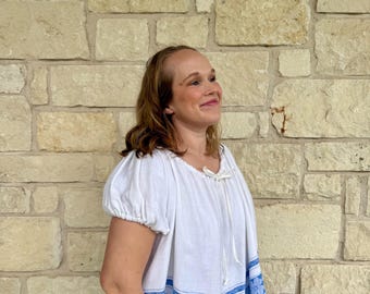 Elastic Tie Top, Small to XL