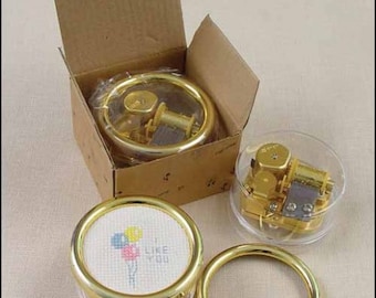 Music Box for Cross Stitch or Photo - Choice of 4 - Beautiful Dreamer, Blue Danube, Edelweiss, Greensleeves - No Design Included - US Made