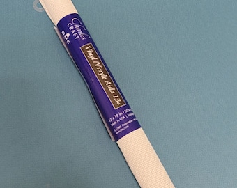 Vinyl for Cross Stitch - One Sheet of 12 x 18 - 13 Stitch Count - Charles Craft - Made in USA - Flexible Durable - Great for Kids