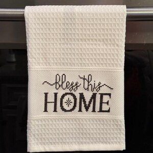 Toalla de punto de cruz BLANCA de algodón turco 16 x 23 - 14 puntos por pulgada - El precio es por UNA - No incluye patrón, hilo ni otros artículos que aparecen en la foto. imagen 5