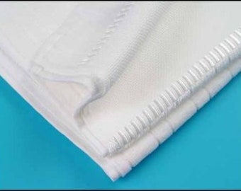 Cross Stitch Towel BIG Bella Hand Towel Ready to Stitch White No Pattern Included