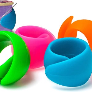 Q-Snap Embroidery Hoop Thread Spool Hugger - 4 Color Choices - Set of 4 Silicon Huggers