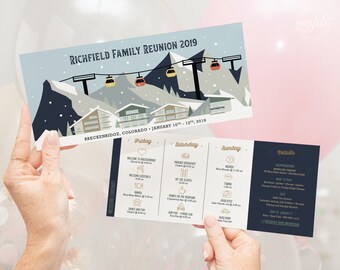 Reunion Itinerary Etsy