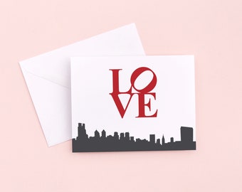 Philly Love Sign Thank You Cards Printed - Philadelphia