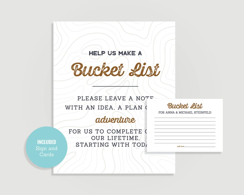Bucket List Guest Book Guest Book Alternative Adventure Etsy