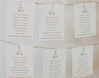 Farm Wedding Seating Chart Printed - Rustic Country