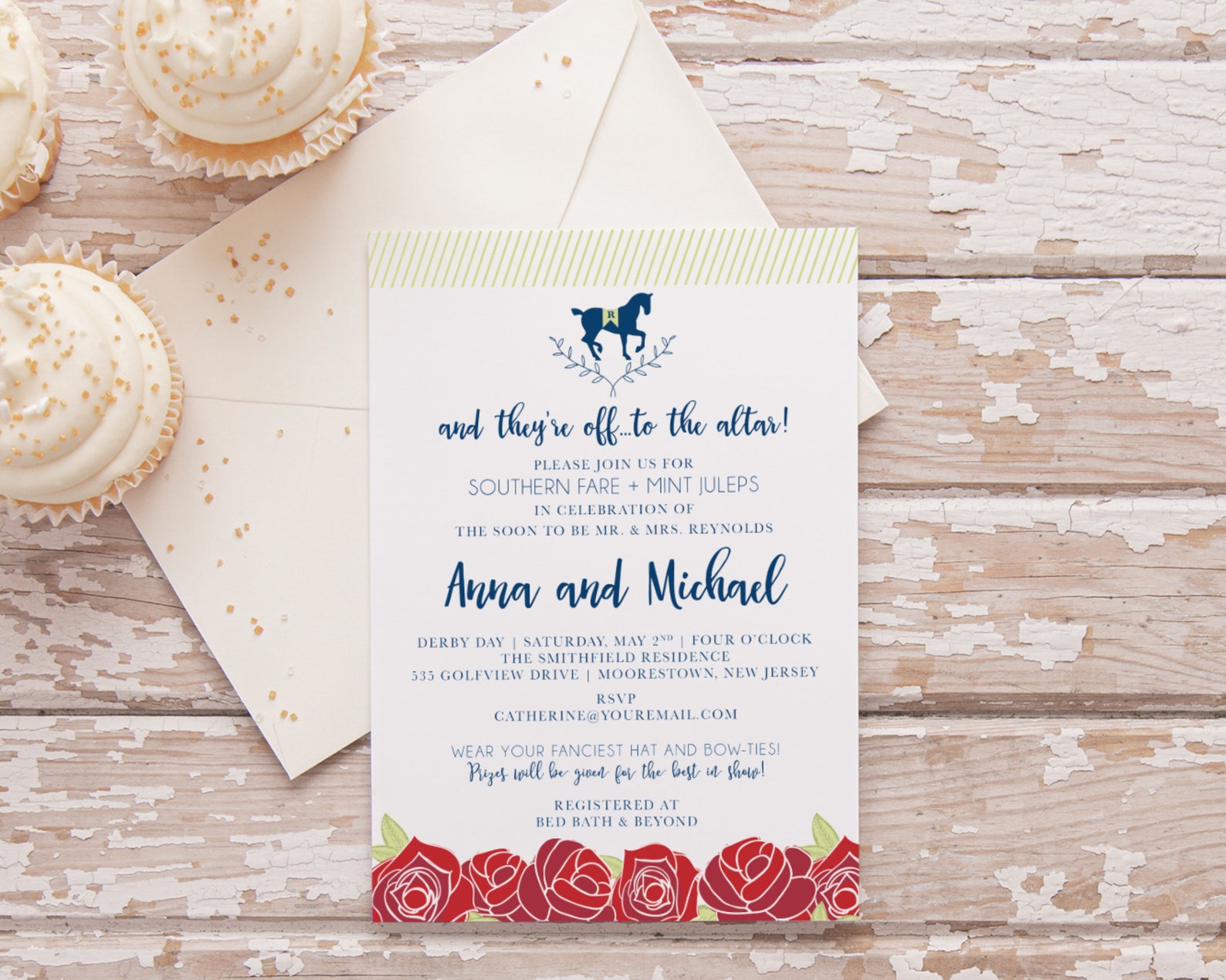 Kentucky Derby Bridal Shower Invitations By Basic Inv vrogue.co