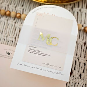 Arch Wedding Invitation Suite - Minimalist Boho Wedding Invitation