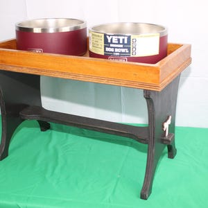 Yeti Tray dog bowl stand, dog bowl stand, elevated dog bowl, Pet bowl, adjustable dog bowl, dog feeder, dog food stand