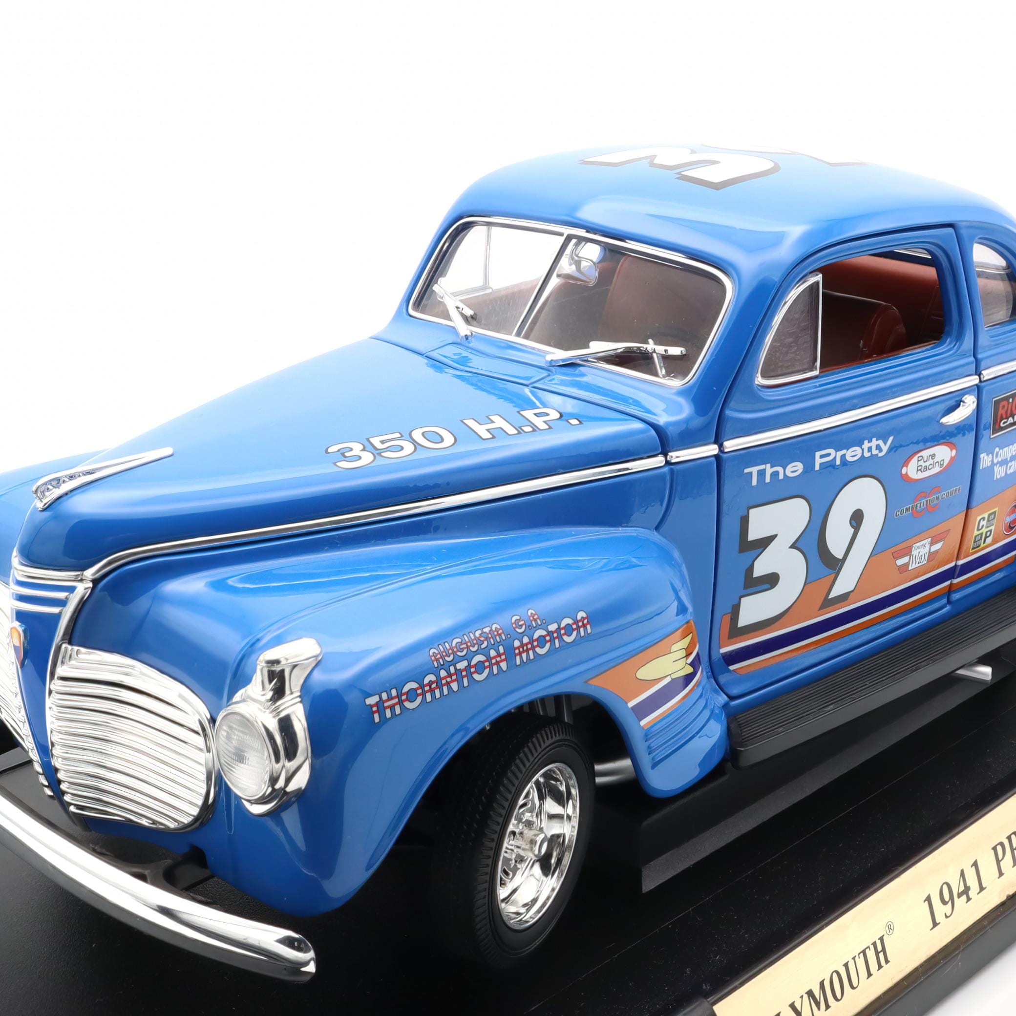1941 Plymouth Pro Street Road Signature 1 to 18 Diecast Model Car