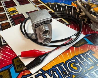 Twilight Zone TZ Pinball Camera Mod with wiring and light